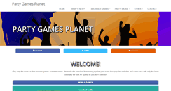 Desktop Screenshot of partygamesplanet.com