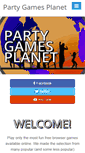 Mobile Screenshot of partygamesplanet.com